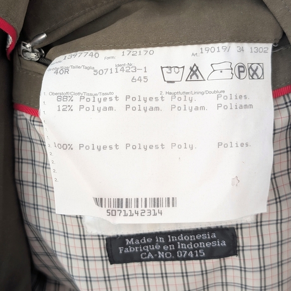 Vintage Bugatti Men's Khahi Harrington Jacket ~ Size 40R - Picture 9 of 11